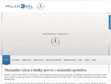 Tablet Screenshot of ml.milankral.cz